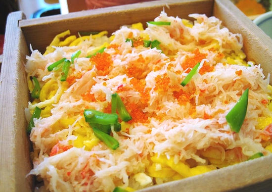 かにちらし寿司